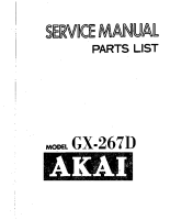 Akai GX-267-D-Service-Manual